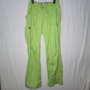 Koi By Kathy Peterson Scrub Uniform Pants Lime Size Small Tall